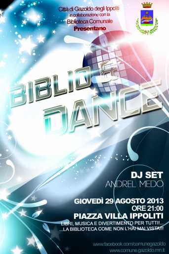 Locandina Biblio   Dance